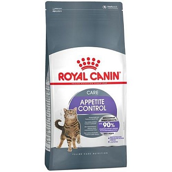 Royal Canin APPETITE CONTROL CARE сухой корм для взрослых кошек предрасположенных к набору лишнего веса 10кг купить 