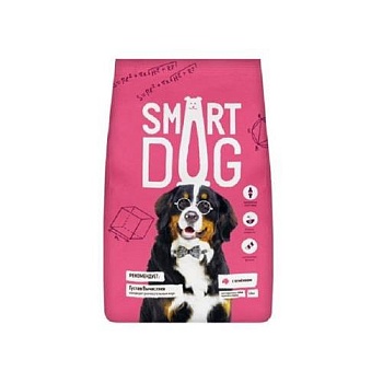 SMART DOG сухой корм для взрослых собак крупных пород с ягненком 18кг купить 