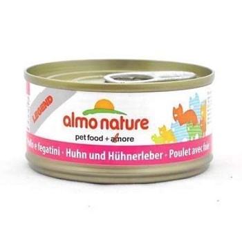 Almo Nature Legend Консервы для Кошек с Курицей и Печенью 24х70г купить 