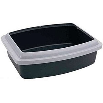 Savic Туалет для Кошек Oval Trays Jumbo Cо Съемным Бортом 55Х43Х12+55Х43Х4 купить  зоотовары для животных