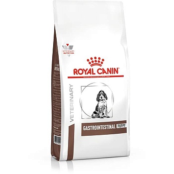 ROYAL CANIN GASTROINTESTINAL PUPPY ветеринарная диета корм сухой для щенков при расстройствах пищеварения 2,5кг купить  зоотовары для животных