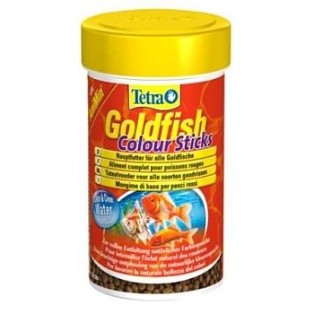 Tetra Goldfish Colour Sticks корм в палочках для улучшения окраса золотых рыбок 250г купить 