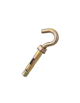 Анкерный болт с крюком 8 х 40 мм. 10 штук купить  зоотовары для животных