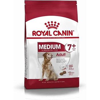 Royal Canin Medium Adult 7+ сухой корм для стареющих собак средних пород старше 7 лет 15кг купить 