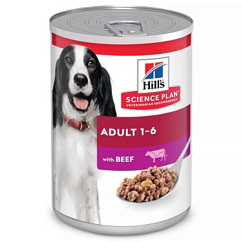 Hills консервы для собак собак Говядина 12х370гр купить 