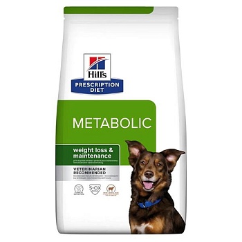 Hills сухой корм для собак Metabolic для коррекции веса с ягненком и рисом 12кг купить 