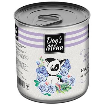 Dog`s Menu консервы для собак Чахохбили из курицы и пртрошков 9х750г купить 