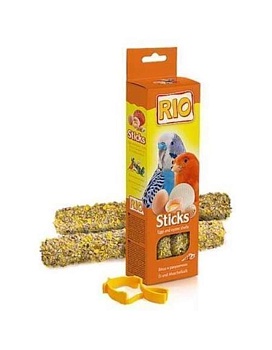 РИО Палочки для всех видов птиц с яйцом и ракушечником 2х40 г купить  зоотовары для животных
