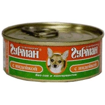 Четвероногий Гурман Мясное Ассотри для собак с Индейкой 24х100г купить  зоотовары для животных