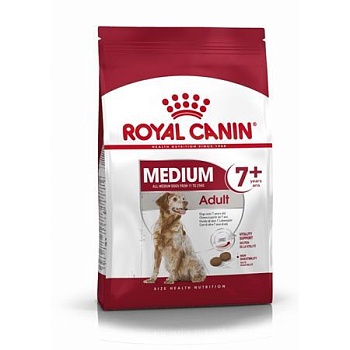 Royal Canin Medium Adult 7+ сухой корм для стареющих собак средних пород старше 7 лет 4кг купить 