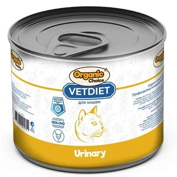 Organic Сhoice VET Urinary для кошек профилактика МКБ 240г купить 
