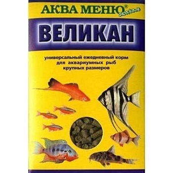 Аква Меню Великан ежедневный корм для рыб крупных размеров купить 