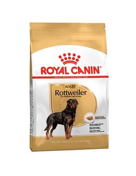 Royal Canin ROTTWEILER для взрослых ротвейлеров от 18 мес 12кг купить  зоотовары для животных