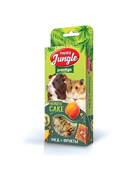 HAPPY JUNGLE Престиж Корзинки для грызунов мед+фрукты 3 шт. купить  зоотовары для животных