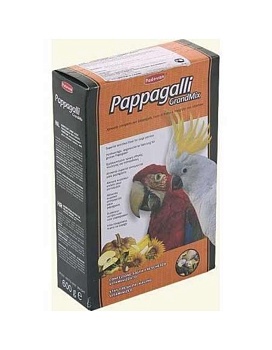 PADOVAN GrandMix Pappagalli Основной корм для крупных попугаев 600гр купить  зоотовары для животных