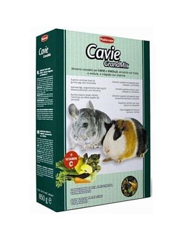 PADOVAN GRANDMIX cavie для морских свинок и шиншилл 850гр купить  зоотовары для животных