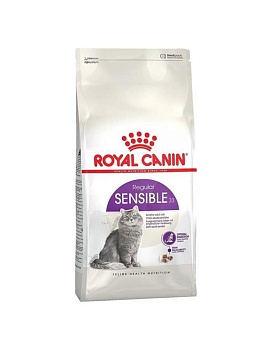 Royal Canin SENSIBLE 33 корм для кошек с чувствительной пищеварительной системой в возрасте сгода до 7 лет 1,2кг купить  зоотовары для животных
