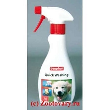 Beaphar Экспресс-Шампунь Quick Washing Без Использования Мыла и Воды для Собак, Лошадей 250 Мл купить 