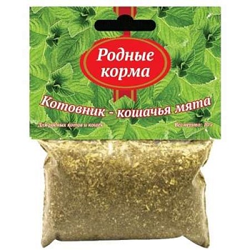 РОДНЫЕ КОРМА Котовник - кошачья мята купить 