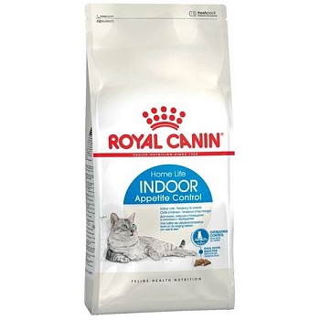 Royal Canin Indoor Appetite Индор Апетайт Контрол корм для кошек, склонных к перееданию от 1 до 7 лет 2кг купить 