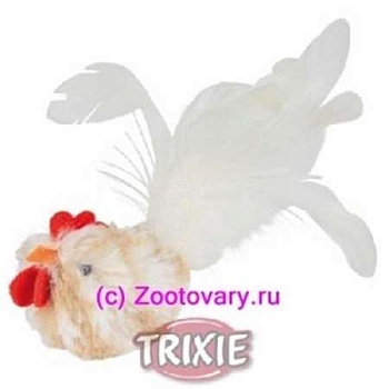 Trixie Игрушка для Кошки Петушок8См с Пищалкой, Плюш Музыкальная купить 