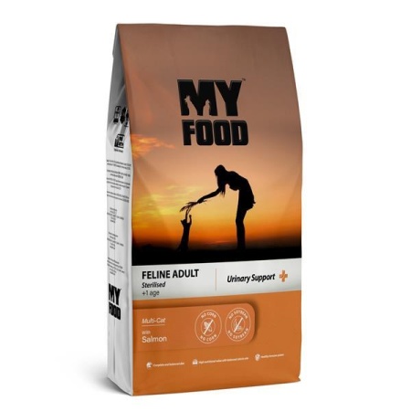 84602 Myfood для стерилизованных кошек с лососем