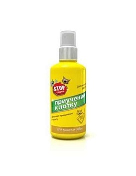Stop-Спрей Приучение К Лотку для Собак и Кошек 120 Мл Спрей S304 купить  зоотовары для животных