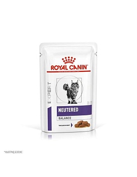 ROYAL CANIN VD NEUTERED WEIGHT BALANCE пауч ветеринарная диета влажный корм для взрослых стерилизованных кошек склонных к набору веса 28х85г купить  зоотовары для животных
