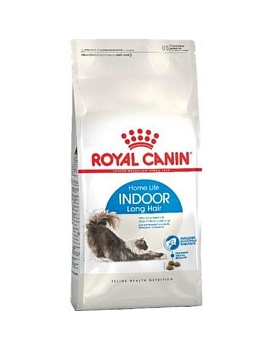 Royal Canin Индор Лонг Хэйр 35 для Длинношерстных Кошек от 1 до 10Лет 2кг купить  зоотовары для животных