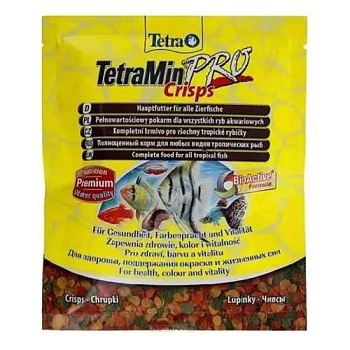 TETRA Min Pro Crisps Основной корм-чипсы для всех видов декоративных рыб 12г купить 