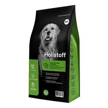 Holistoff сухой корм для собак и щенков средних и мелких пород с Ягненком и рисом 2кг купить 