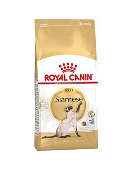 Royal Canin Siamese 38 сухой корм для сиамских кошек 2кг купить  зоотовары для животных