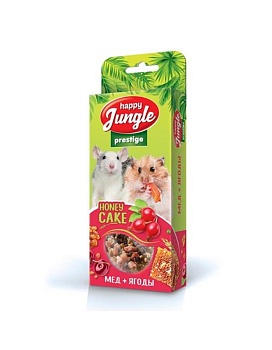 HAPPY JUNGLE Престиж Корзинки для грызунов мед+ягоды 3 шт. купить  зоотовары для животных