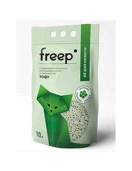 Freep Наполнитель тофу 10л купить  зоотовары для животных