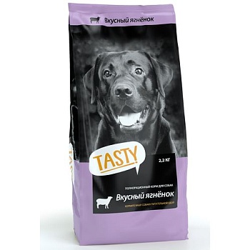 TASTY Petfood Корм для собак с Ягненком 2,2кг купить 