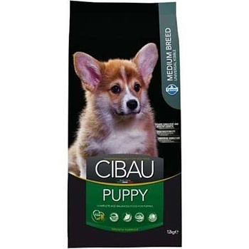 CIBAU Puppy Medium корм для щенков средних пород 12кг купить 