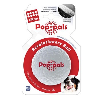 GiGwi POP PALS Игрушка для собак Мяч 7 см купить 