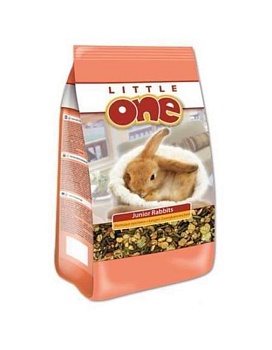 LITTLE ONE Корм для молодых кроликов 400гр купить  зоотовары для животных