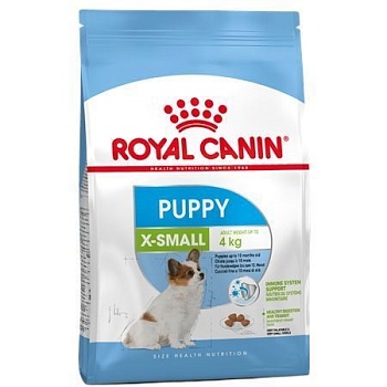 Royal Canin X-Small Puppy Корм для Щенков Миниатюрных Размеров 1.5кг купить 