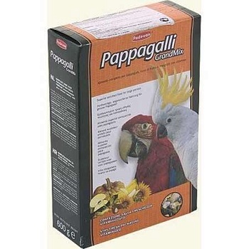 PADOVAN GrandMix Pappagalli Основной корм для крупных попугаев 600гр купить 