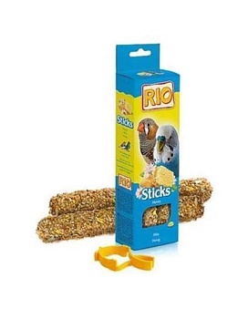 РИО Палочки для волнистых попугайчиков и экзотов с медом 2х40г купить  зоотовары для животных
