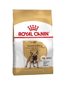 Royal Canin French Bulldog Adult Корм для Собак Породы Французский Бульдог от 12 Месяцев 9кг купить  зоотовары для животных