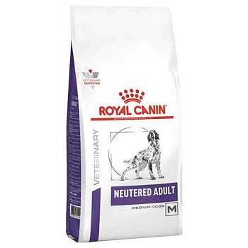 ROYAL CANIN VD NEUTERED ADULT ветеринарная диета для кастрированных собак средних размеров 9кг купить 