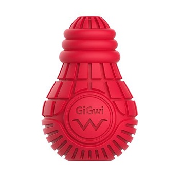 GiGwi BULB RUBBER Игрушка для собак Резиновая лампочка 10 см купить 