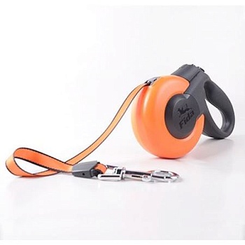 Fida Mars Рулетка 3м лента для собак мелких пород до 12 кг оранжевая/черная 5135457 купить 