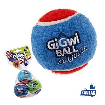 GiGwi "Три мяча с пищалкой" купить 