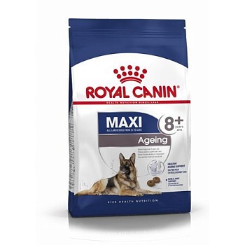 Royal Canin MAXI Ageing 8+ сухоу корм для стареющих собак крупных пород старше 8 лет 15кг купить 