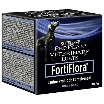 PRO PLAN VETERINARY DIETS FortiFlora пищевая добавка для собак для поддержания баланса микрофлоры 1г х 30шт купить 