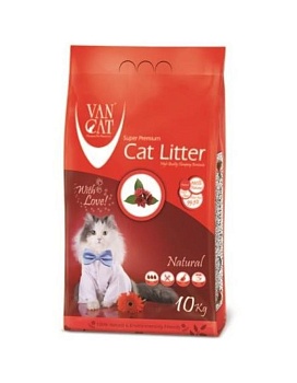Van Cat Natural Комкующийся наполнитель 100% Натуральный, без пыли 10кг купить  зоотовары для животных