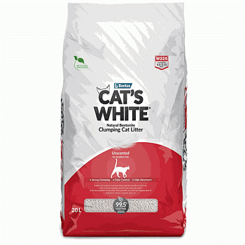 Наполнитель Cat's White Natural комкующийся натуральный 20л купить 